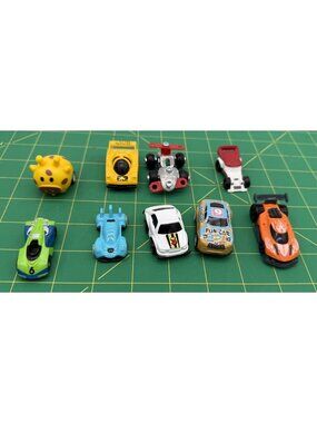 Miniature  Cars Some Pull Back Some Not Lot Of 9